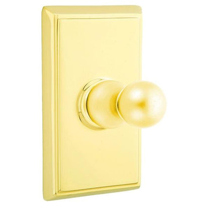 Emtek - Traditional Brass Single Hook Post