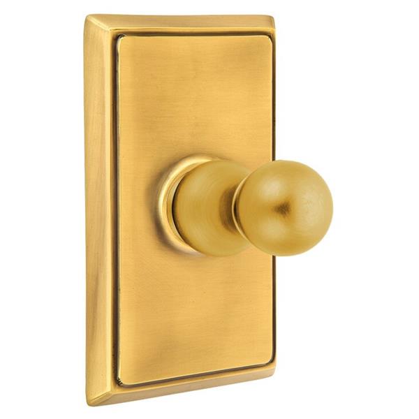 Emtek - Traditional Brass Single Hook Post