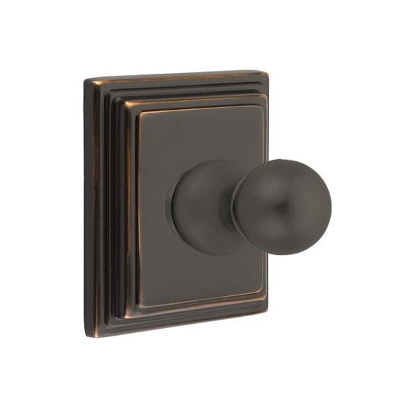 Emtek - Traditional Brass Single Hook Post