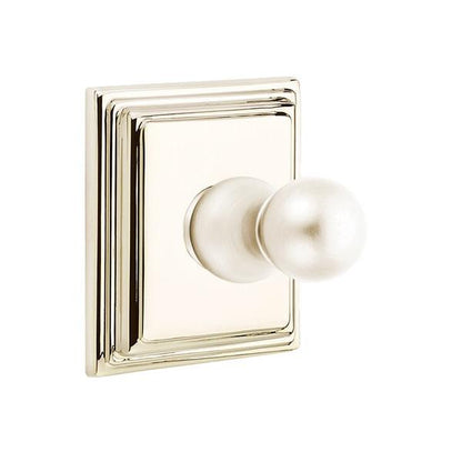 Emtek - Traditional Brass Single Hook Post