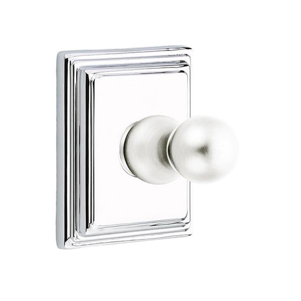 Emtek - Traditional Brass Single Hook Post