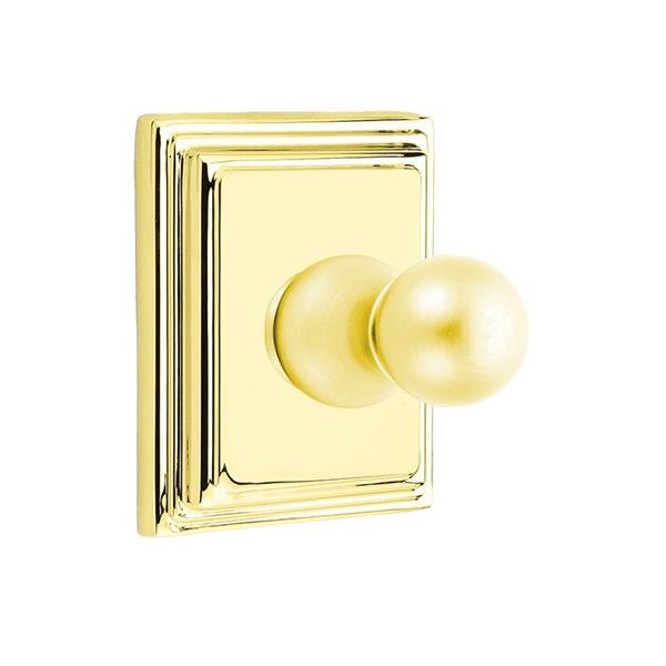 Emtek - Traditional Brass Single Hook Post