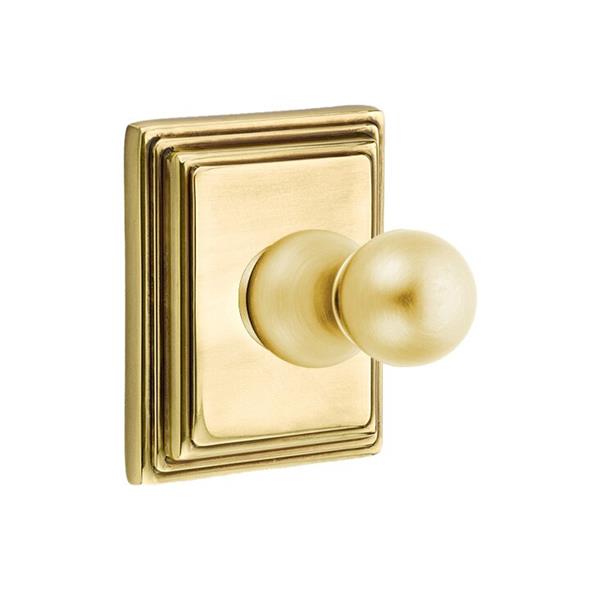 Emtek - Traditional Brass Single Hook Post