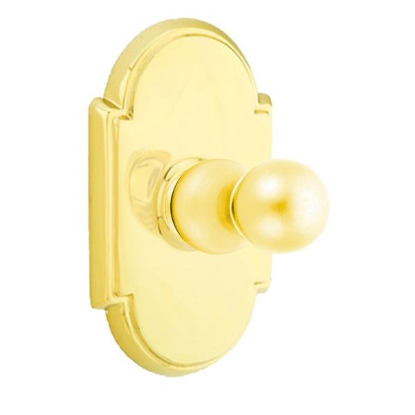 Emtek - Traditional Brass Single Hook Post