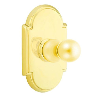 Emtek - Traditional Brass Single Hook Post