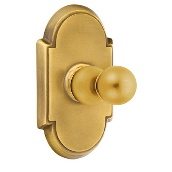 Emtek - Traditional Brass Single Hook Post