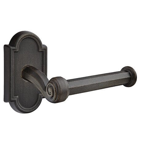 Emtek - Tuscany Bronze Bar Style Paper Holder Right Hand