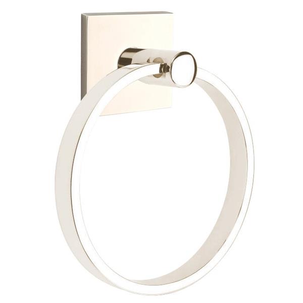 Emtek - Brass Modern Towel Ring