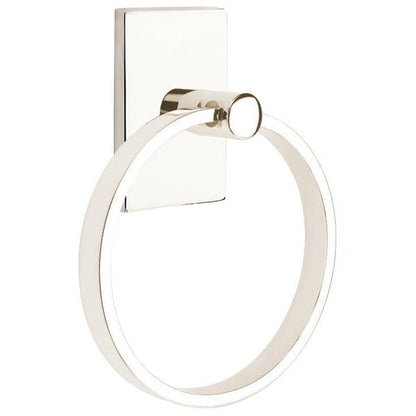 Emtek - Brass Modern Towel Ring