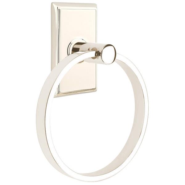 Emtek - Brass Modern Towel Ring
