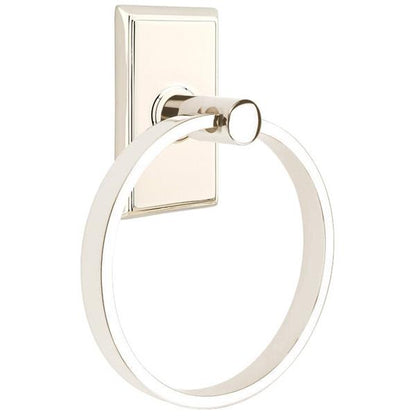 Emtek - Brass Modern Towel Ring