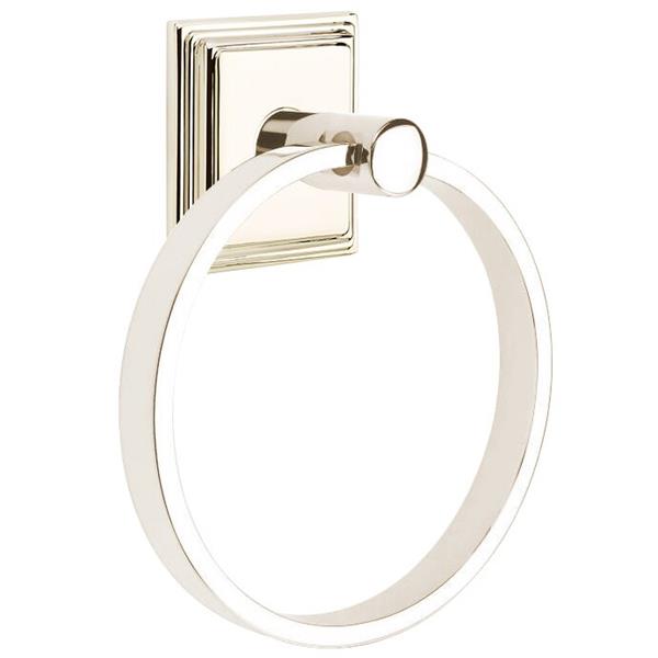 Emtek - Brass Modern Towel Ring