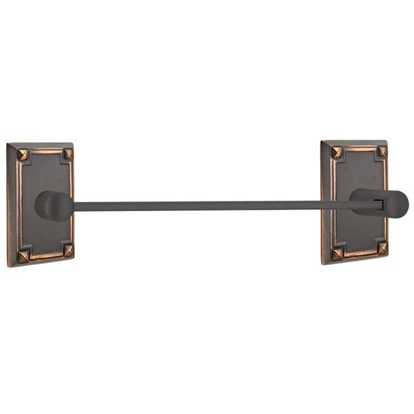 Emtek - Brass Modern Towel Bar, 18 Inch