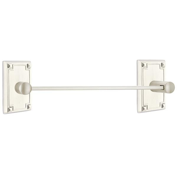 Emtek - Brass Modern Towel Bar, 18 Inch