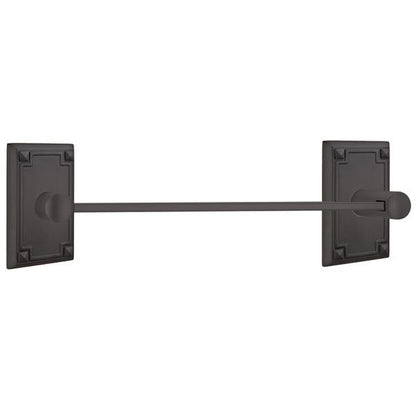 Emtek - Brass Modern Towel Bar, 18 Inch