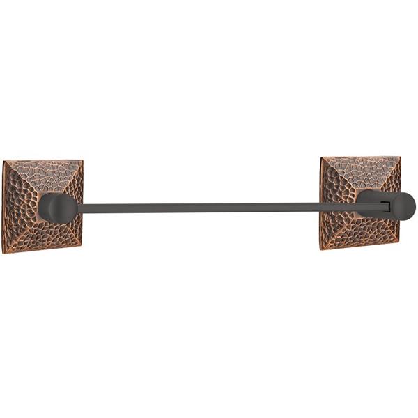 Emtek - Brass Modern Towel Bar, 18 Inch