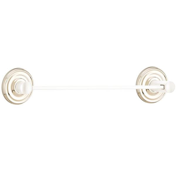 Emtek - Brass Modern Towel Bar, 18 Inch