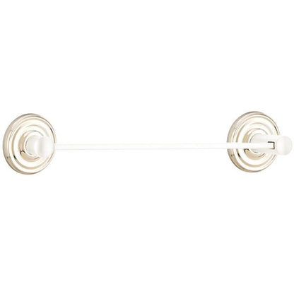 Emtek - Brass Modern Towel Bar, 18 Inch