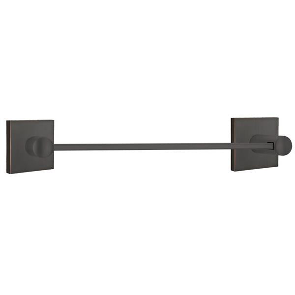 Emtek - Brass Modern Towel Bar, 18 Inch