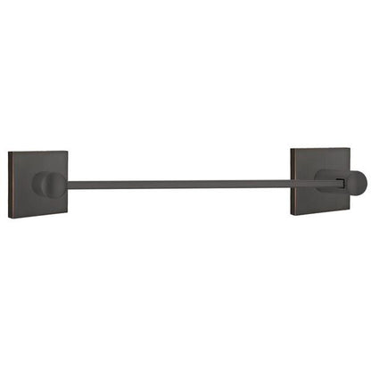 Emtek - Brass Modern Towel Bar, 18 Inch