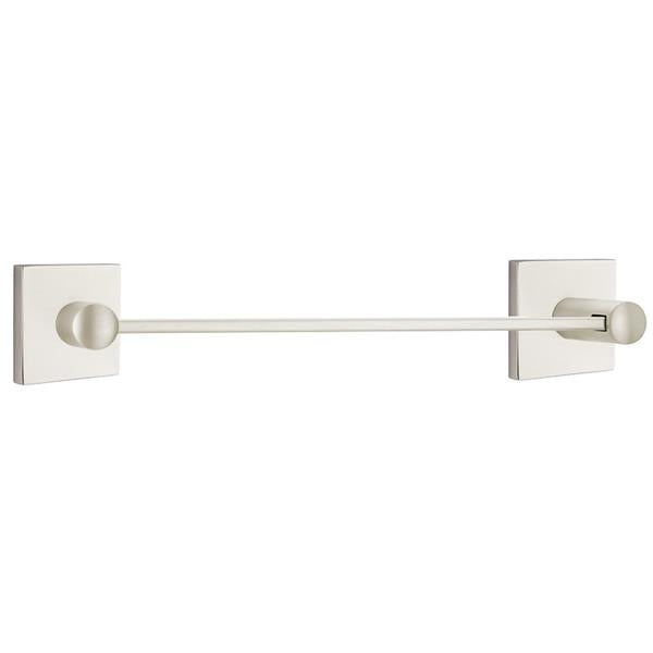 Emtek - Brass Modern Towel Bar, 18 Inch