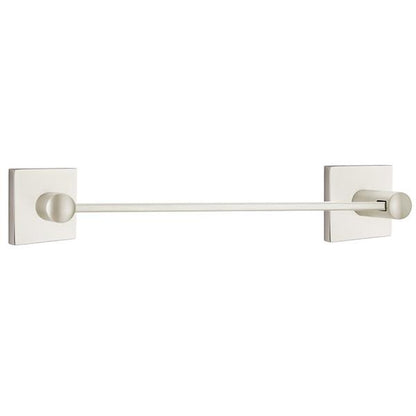 Emtek - Brass Modern Towel Bar, 18 Inch