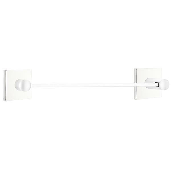 Emtek - Brass Modern Towel Bar, 18 Inch