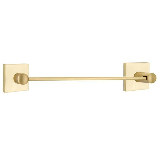 Emtek - Brass Modern Towel Bar, 18 Inch