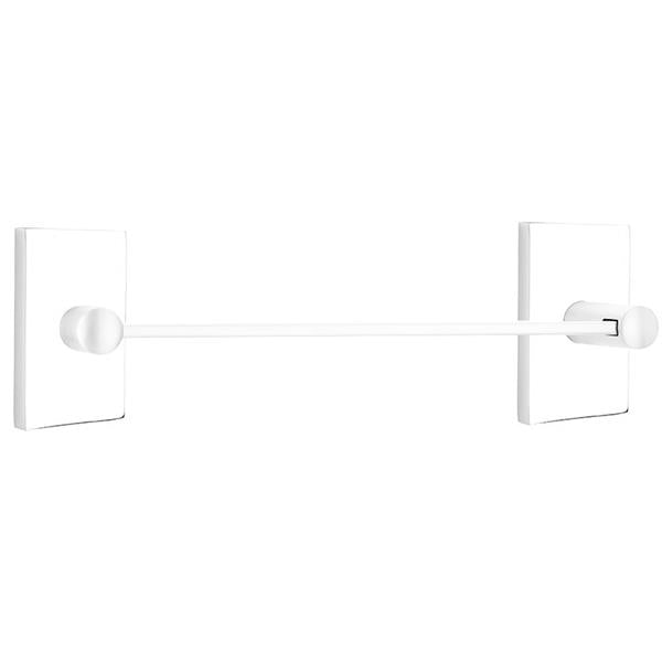Emtek - Brass Modern Towel Bar, 18 Inch
