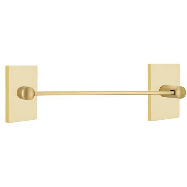 Emtek - Brass Modern Towel Bar, 18 Inch