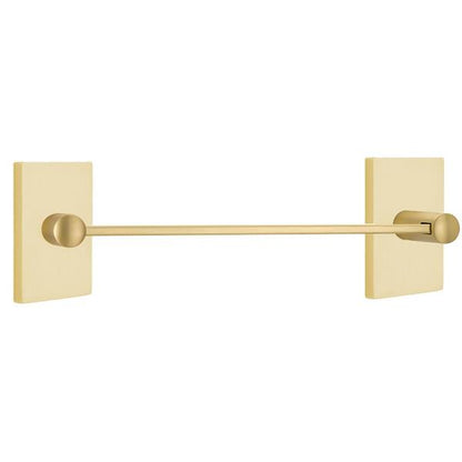Emtek - Brass Modern Towel Bar, 18 Inch