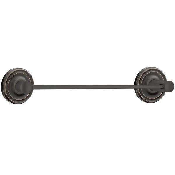 Emtek - Brass Modern Towel Bar, 18 Inch
