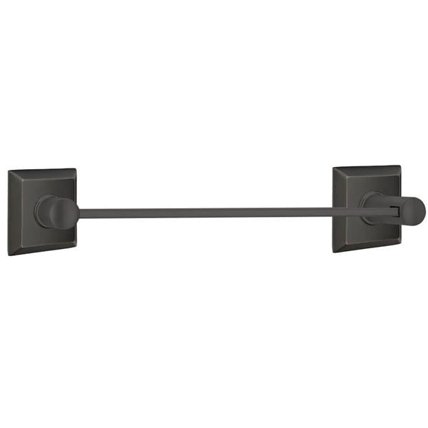 Emtek - Brass Modern Towel Bar, 18 Inch