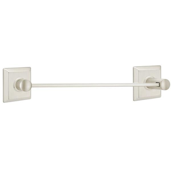 Emtek - Brass Modern Towel Bar, 18 Inch