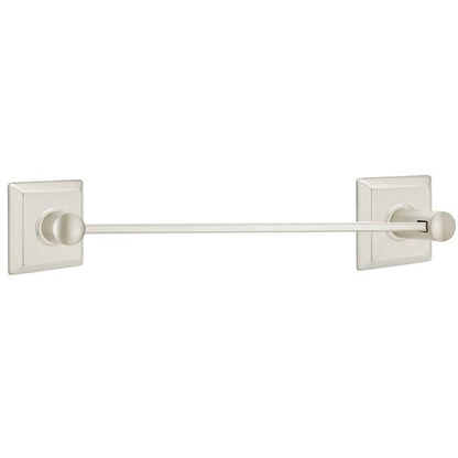 Emtek - Brass Modern Towel Bar, 18 Inch