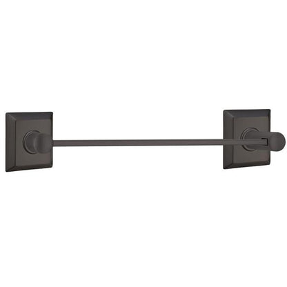 Emtek - Brass Modern Towel Bar, 18 Inch