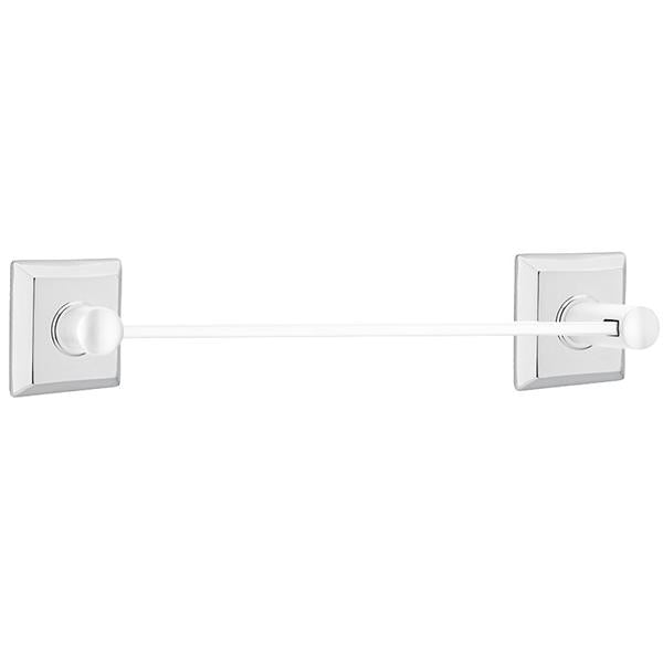 Emtek - Brass Modern Towel Bar, 18 Inch