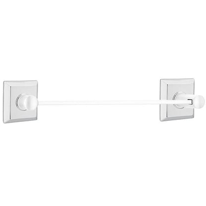 Emtek - Brass Modern Towel Bar, 18 Inch