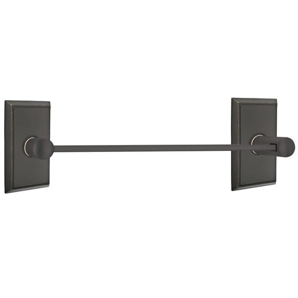 Emtek - Brass Modern Towel Bar, 18 Inch