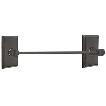 Emtek - Brass Modern Towel Bar, 18 Inch
