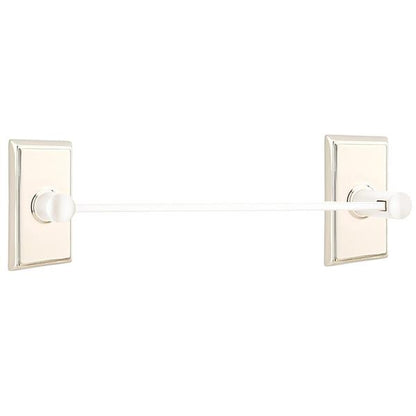 Emtek - Brass Modern Towel Bar, 18 Inch