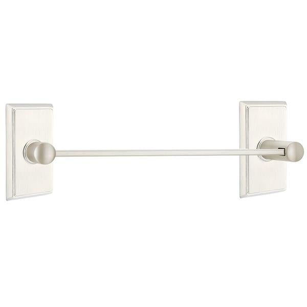 Emtek - Brass Modern Towel Bar, 18 Inch