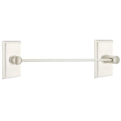 Emtek - Brass Modern Towel Bar, 18 Inch