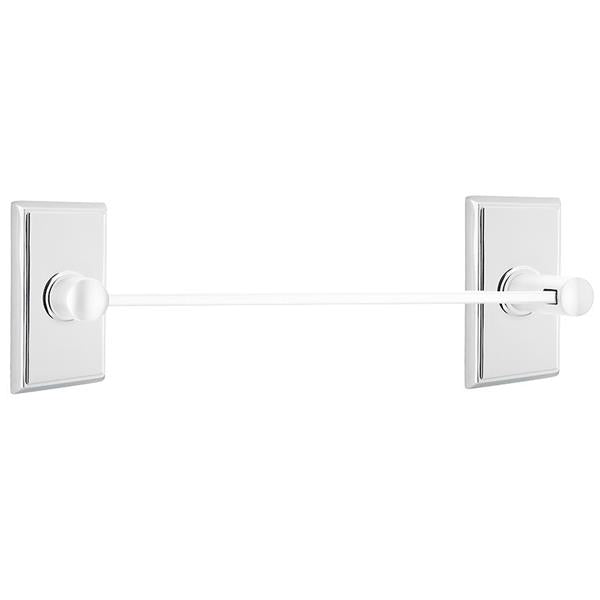 Emtek - Brass Modern Towel Bar, 18 Inch