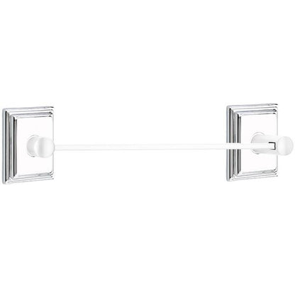 Emtek - Brass Modern Towel Bar, 18 Inch
