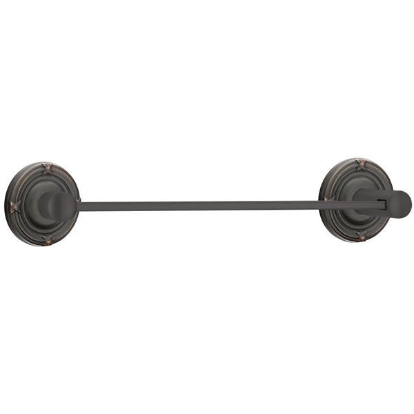 Emtek - Brass Modern Towel Bar, 18 Inch