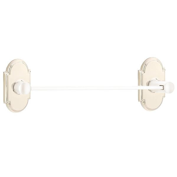 Emtek - Brass Modern Towel Bar, 18 Inch