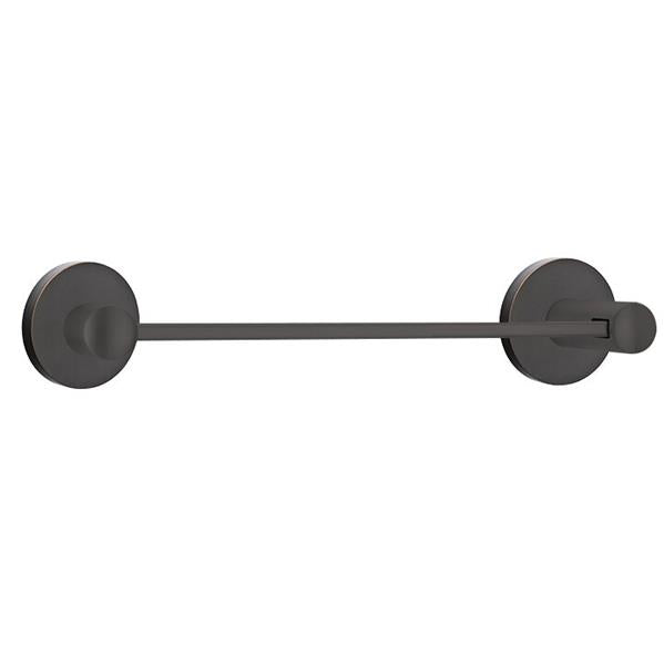 Emtek - Brass Modern Towel Bar, 12 Inch