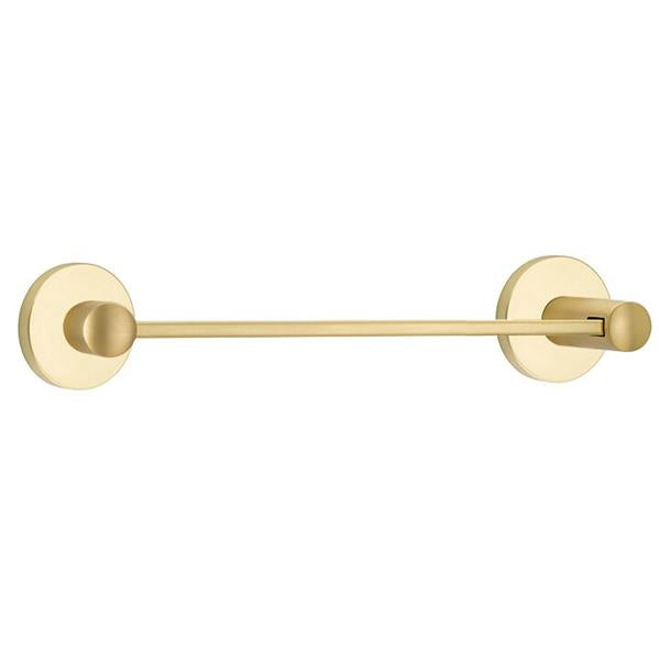 Emtek - Brass Modern Towel Bar, 12 Inch