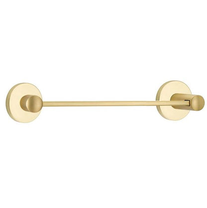 Emtek - Brass Modern Towel Bar, 12 Inch